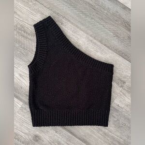 Madewell - Cropped Sweater Tank- One Shoulder - S